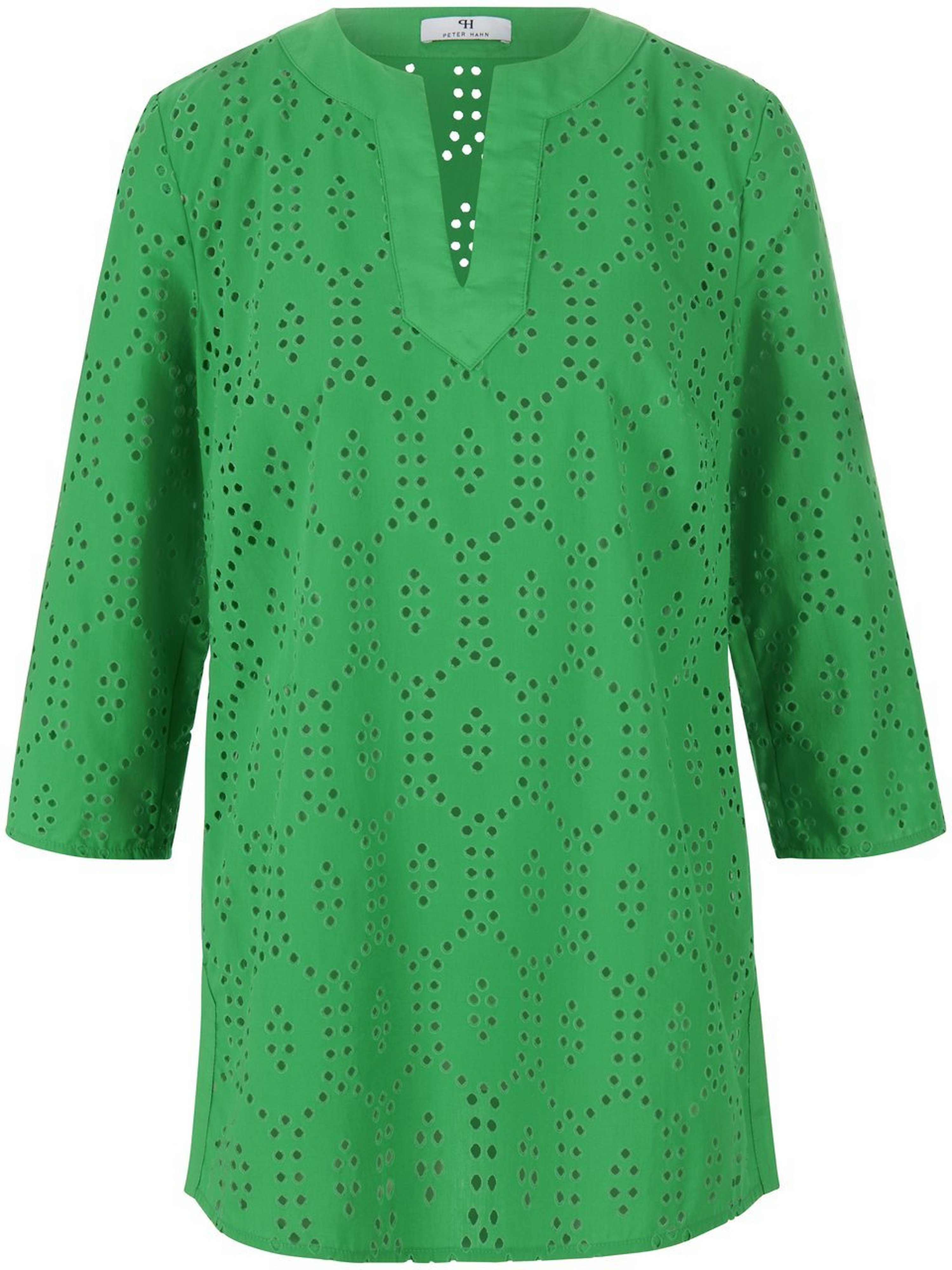 Long-Bluse mit 3/4-Arm