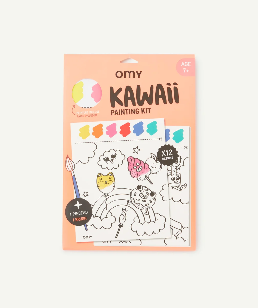 OMYKIT DE PEINTURE KAWAI AVEC PINCEAU