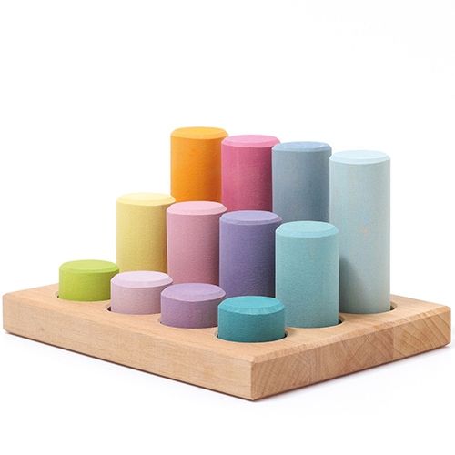 Grimm's stapelrollers 12st - pastel