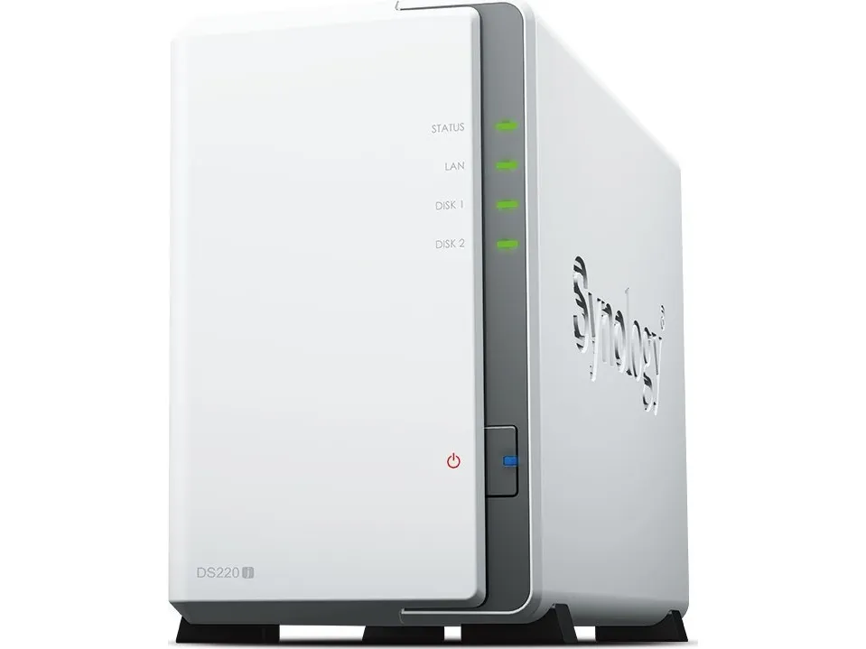 Synology Disk Station DS220j - NAS-server - 2 bays - SATA 6Gb/s - RAID 0, 1, JBOD - RAM 512 MB - Gigabit Ethernet - iSCSI support