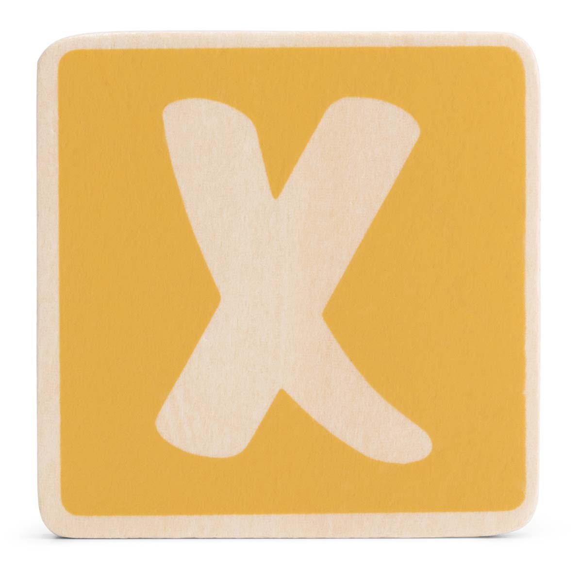 Prénatal houten namentrein letter X Yellow - lettertreinen - Prénatal