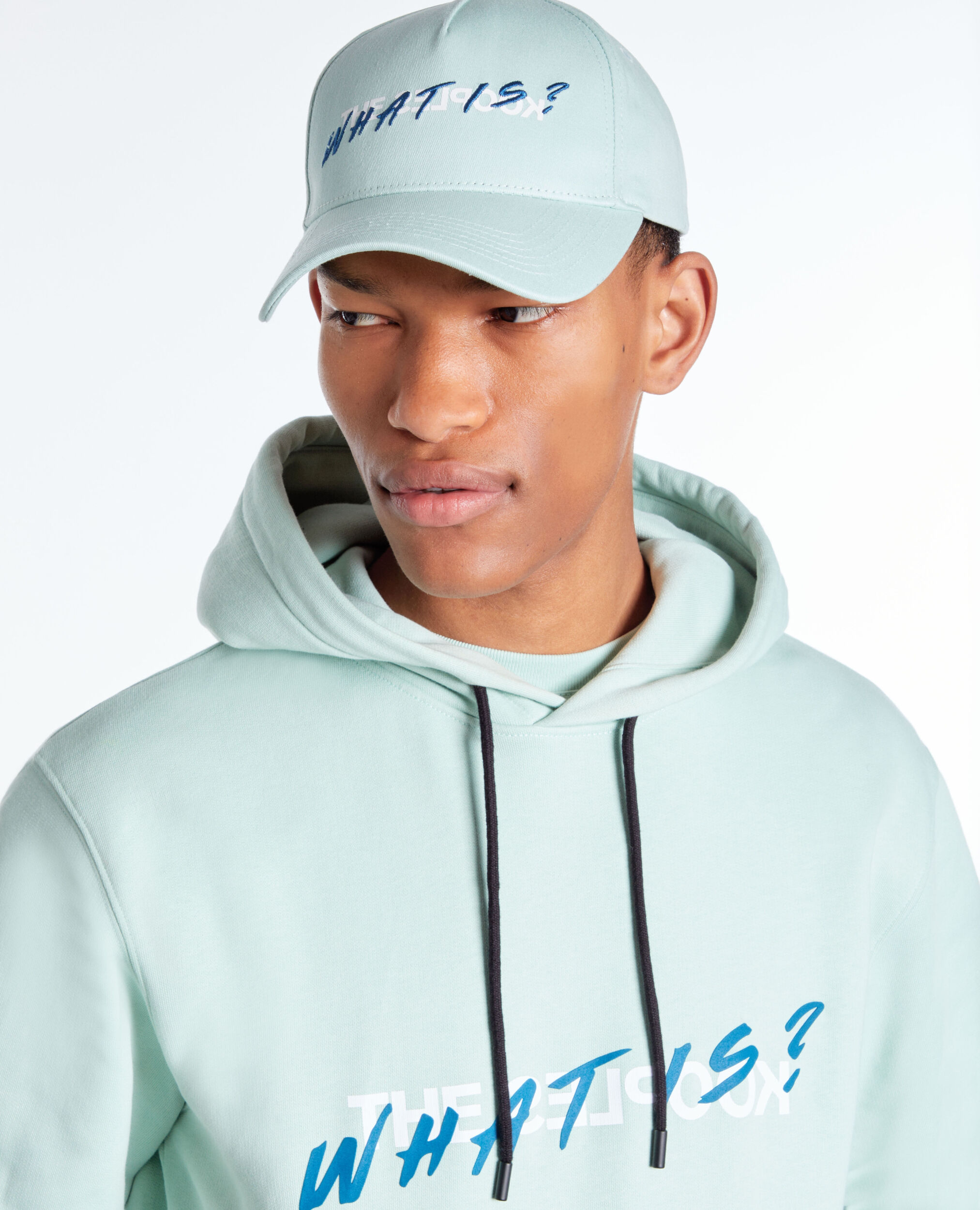 Sweatshirt à capuche What is vert