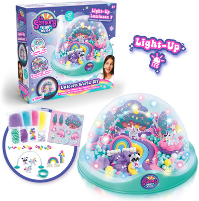 So Sensory Unicorn World DIY-sett med Lys