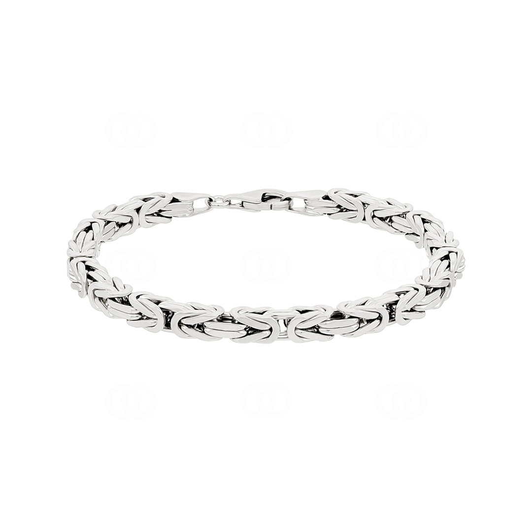 Königsarmband klassisch 925 Silber 4.5mm