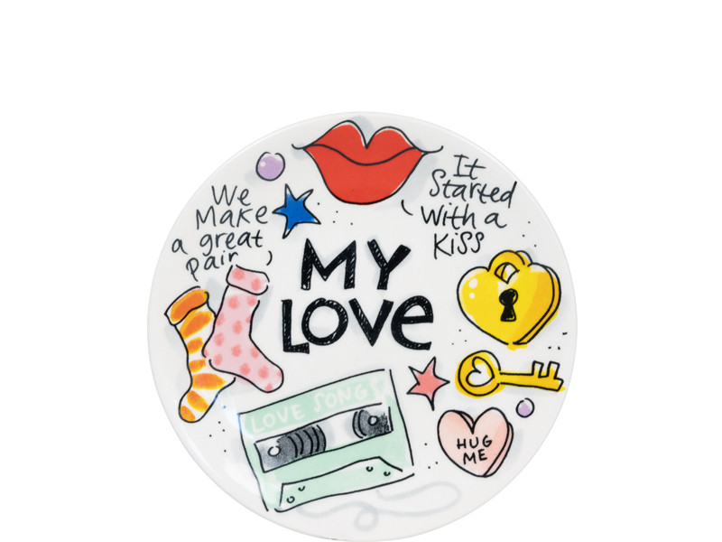 Bord 12cm My Love