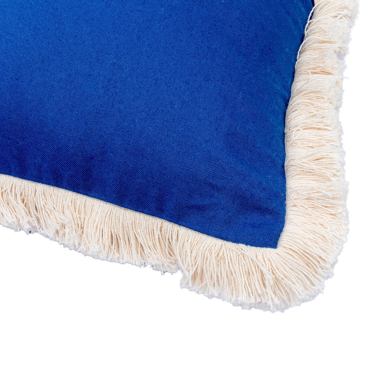 Febronie Housse de coussin en Velours Budapest indigo - 50x50 cm
