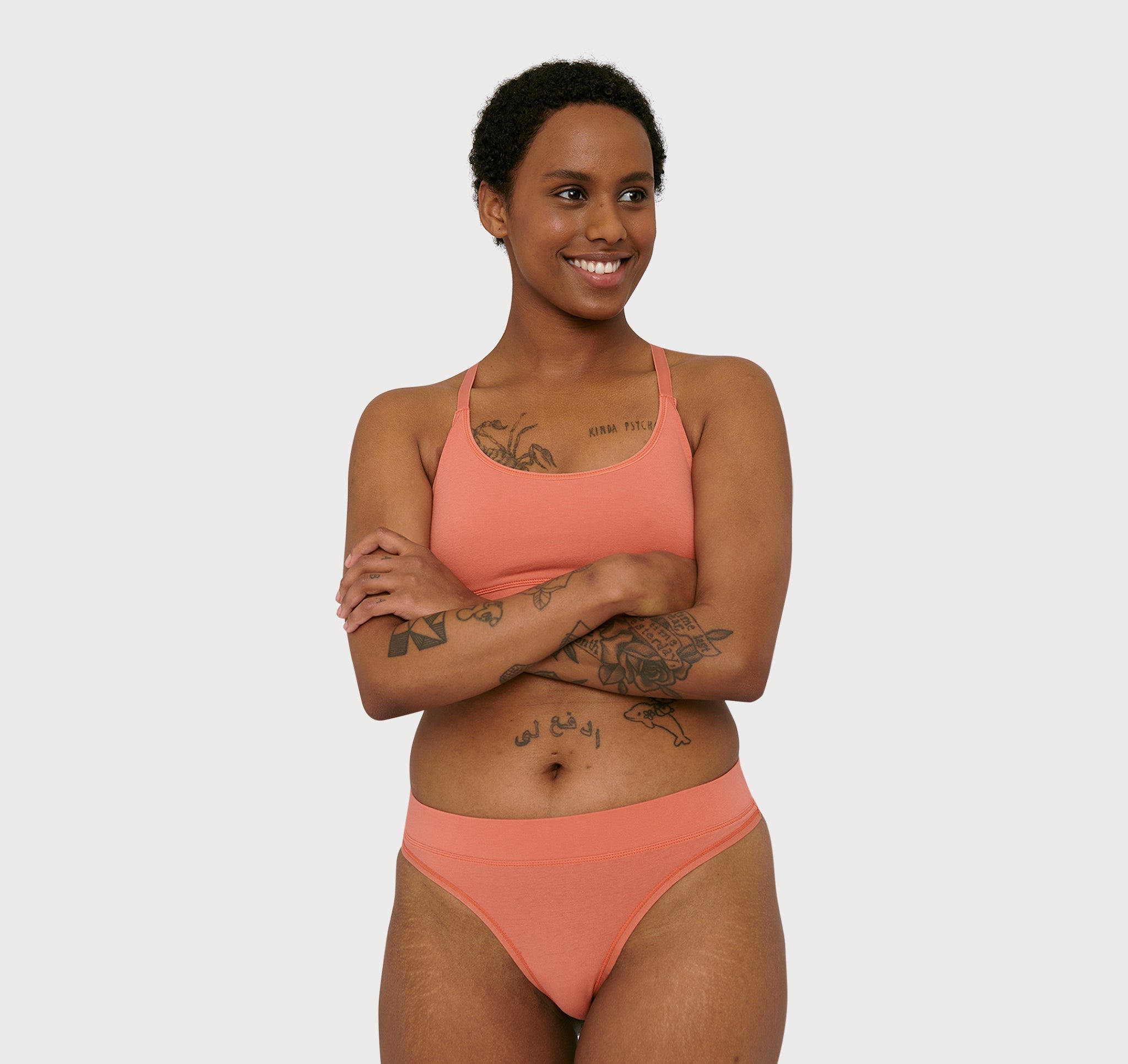 ORGANIC COTTON<br>Core Thong 2-pack
