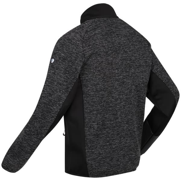 Veste polaire randonnée REGATTA COLADANE IV BLACK DARK GREY