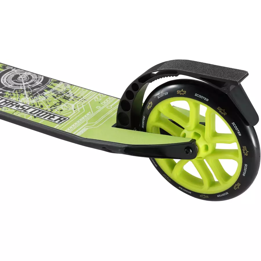Star Scooter Roller 255mm Big Cruiser schwarz, grün
