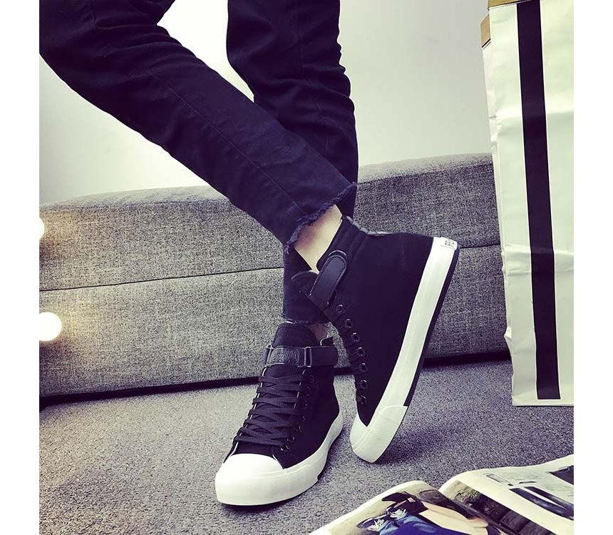 Solejoy - Canvas High-Top Sneakers