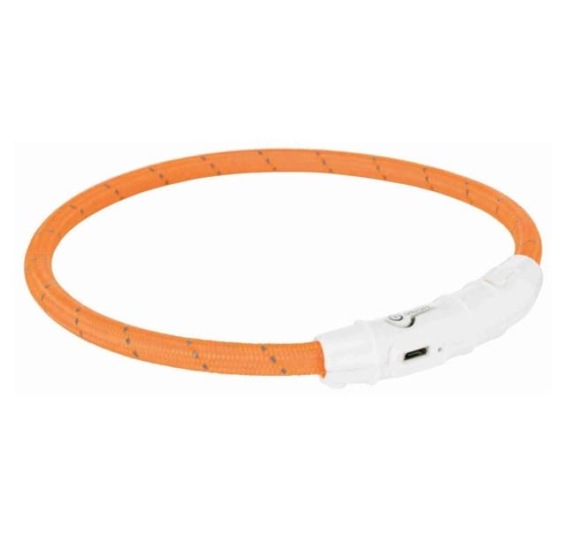 Sikkerhedskrave Blitzlysring USB M-L 45cm/7mm orange