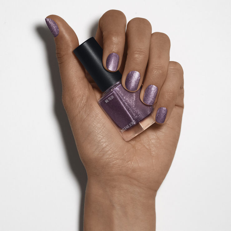 Nilens Jord Nail Polish Purple Glitter