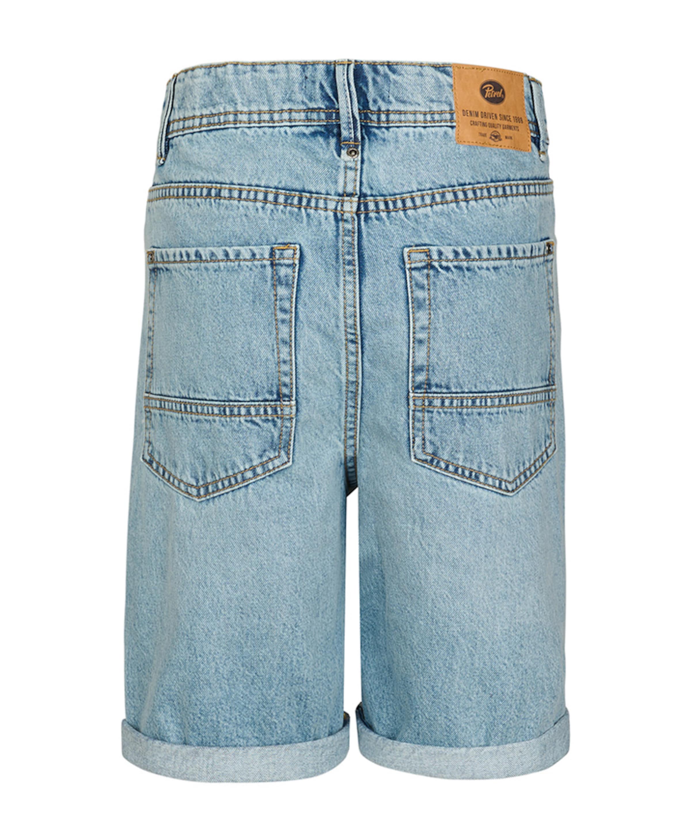 Petrol jongens korte broek blauw