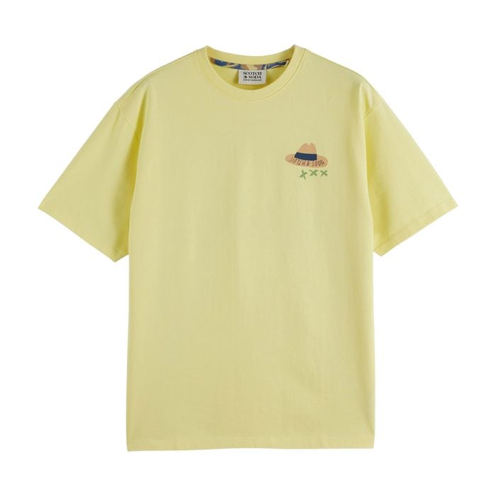 Scotch & Soda Front and Back Artwork Shirt Heren