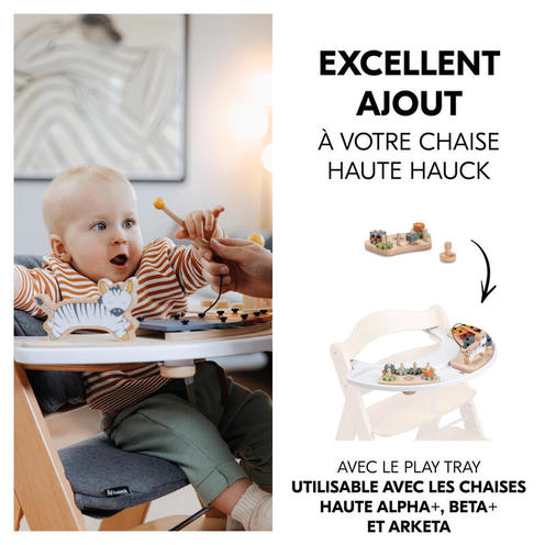 Jouet en bois pour chaise haute - HAUCK