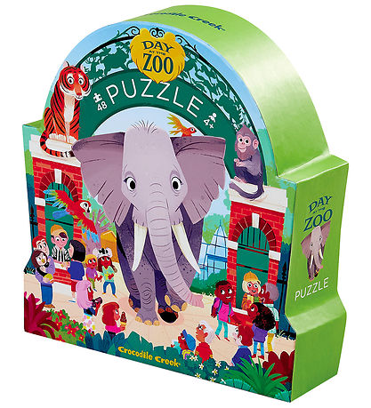 Crocodile Creek Puzzlespiel - 48 Teile - Tag im Zoo