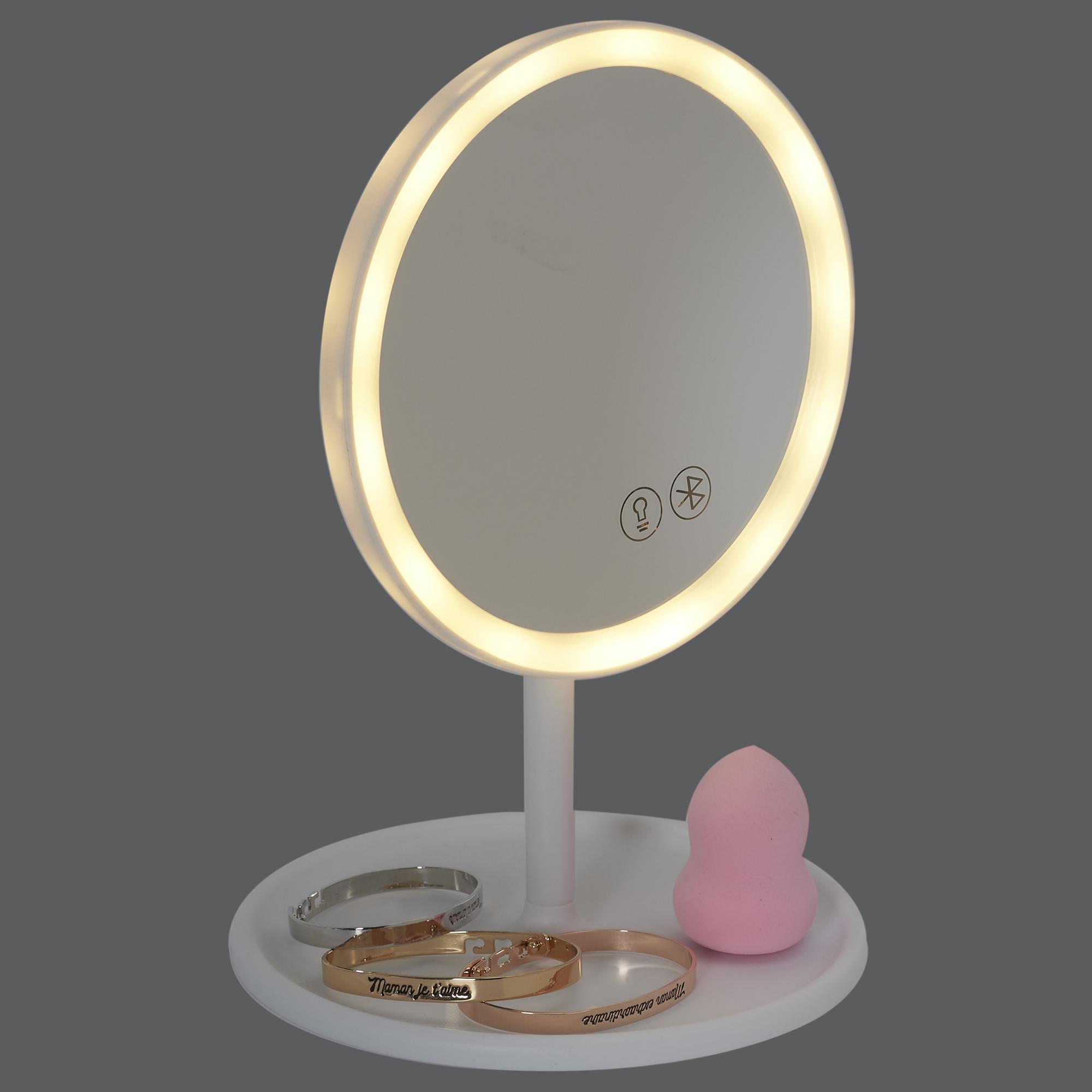 MIROIR LED LUMINEUX ENCEINTE CONNECTEE