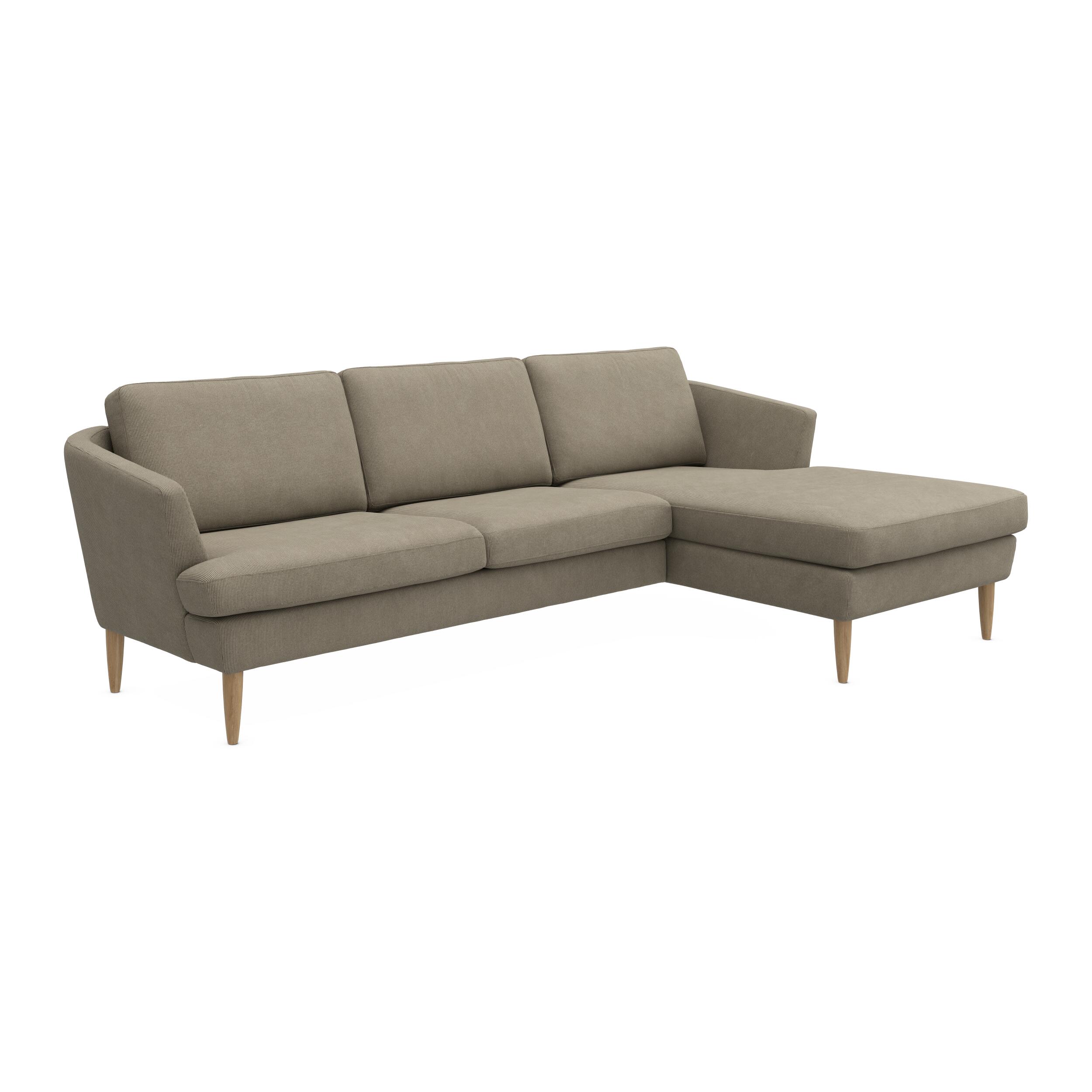 Timian højrevendt sofa med chaiselong