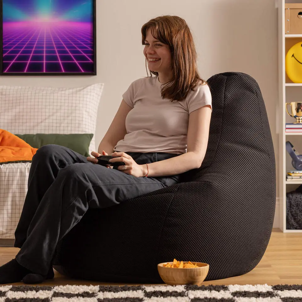 icon - Dalton XL Zitzak Fauteuil - Gaming - Zwart
