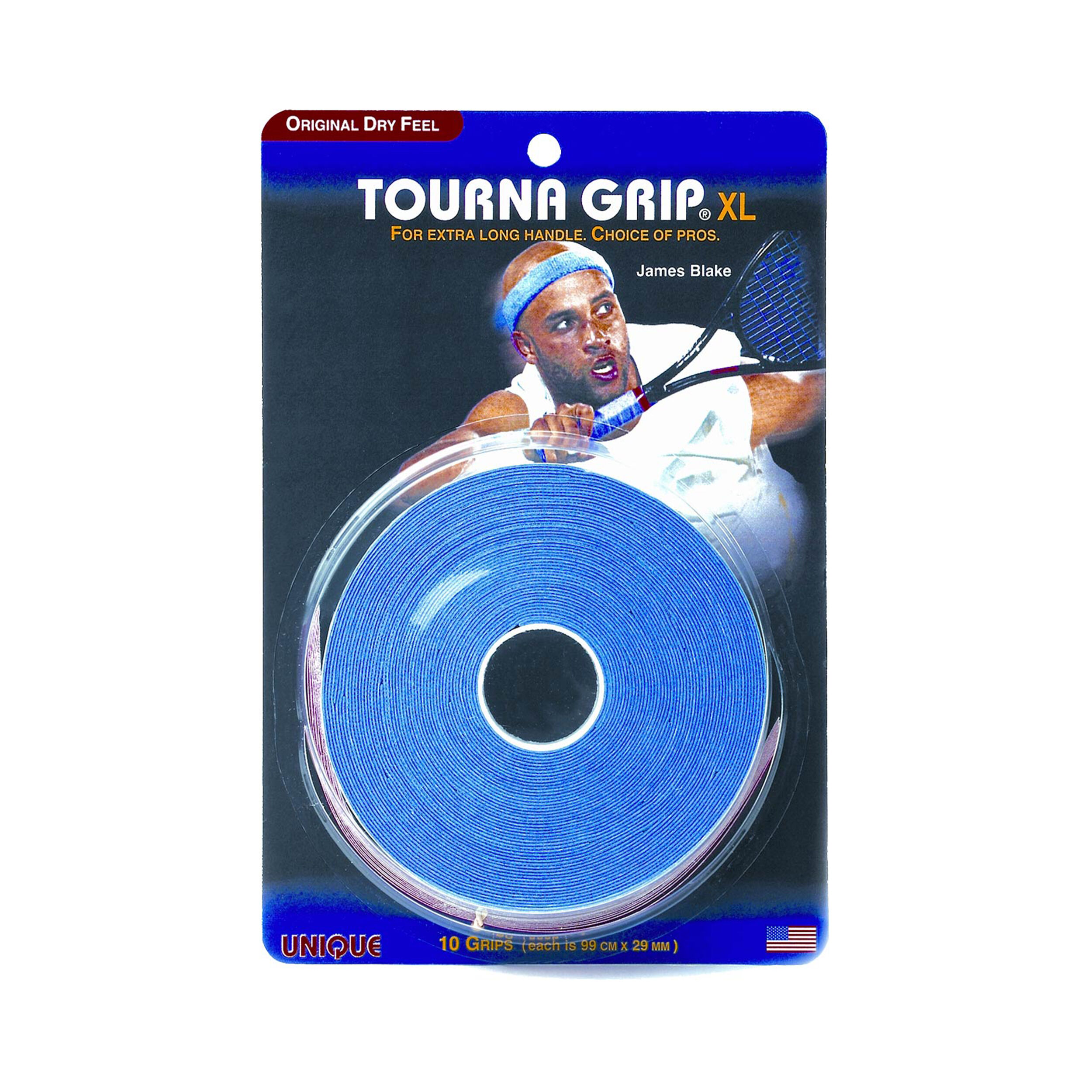Tourna Grip XL Pack De 10 - Bleu