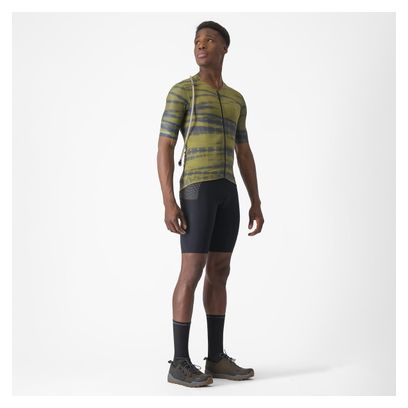 Maillot Manches Courtes Castelli Unlimited Pro Vert