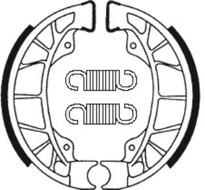 Mâchoires de frein Tecnium Scooter organique - BA195