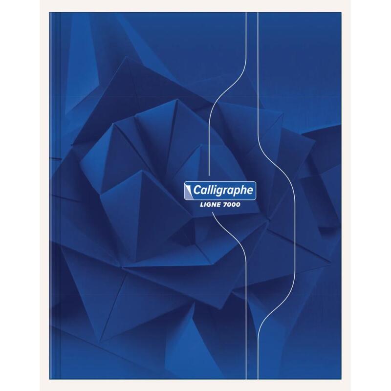 Cahier brochure rembordée rigide 7000 17x22 cm 288 pages grands carreaux 70 g - Assortis