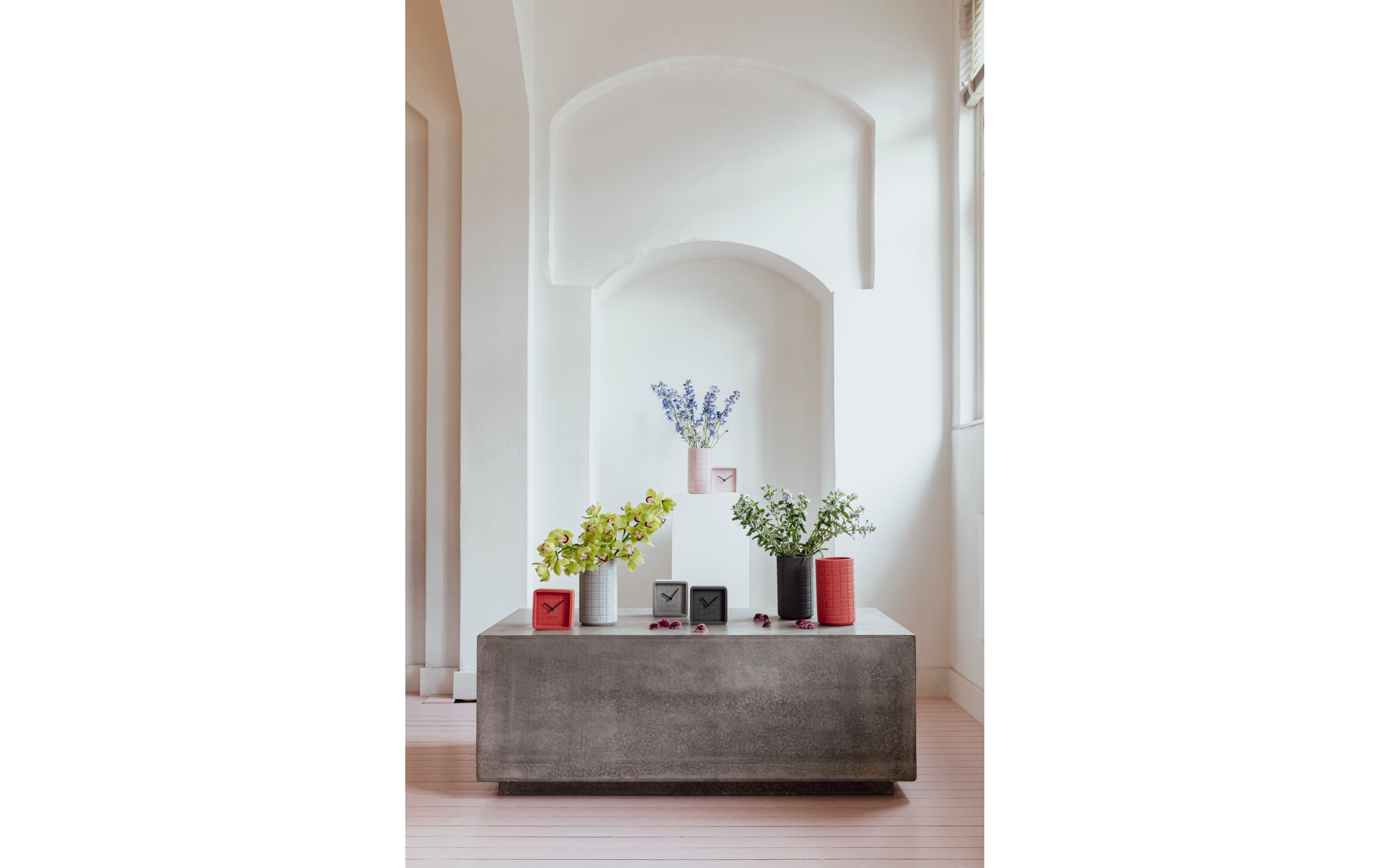 Vase Fajen aus Concrete in terra