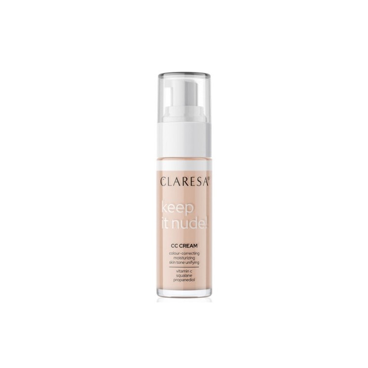 Claresa Keep Is Nude feuchtigkeitsspendende CC-Creme /102/ Warm Medium 33 g