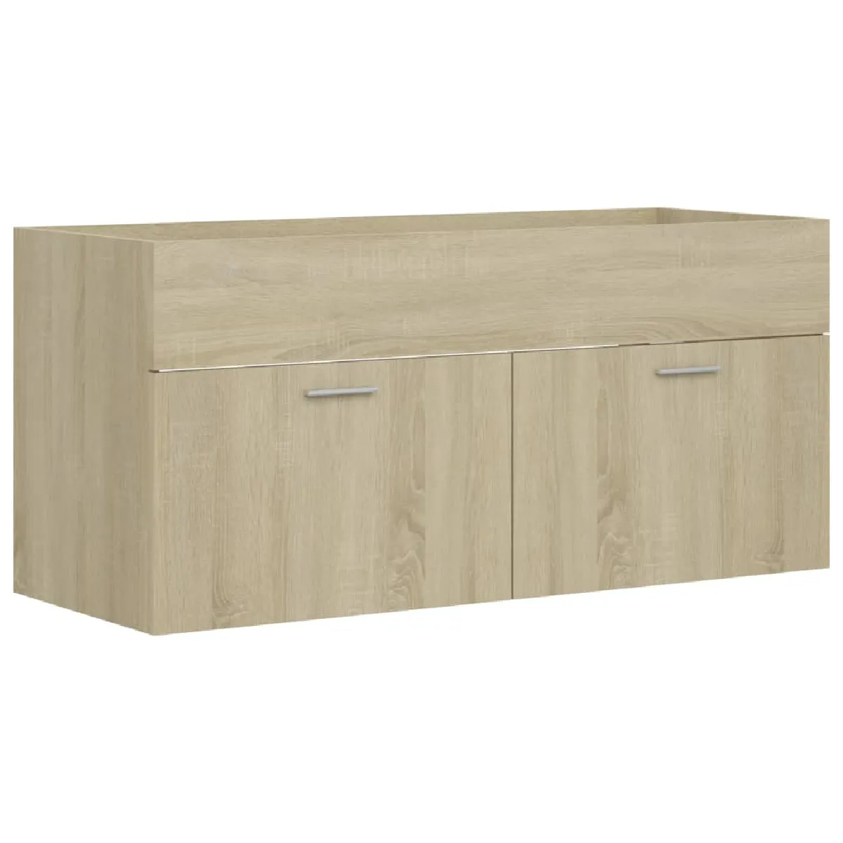 vidaXL Armoire d'évier - Chêne sonoma