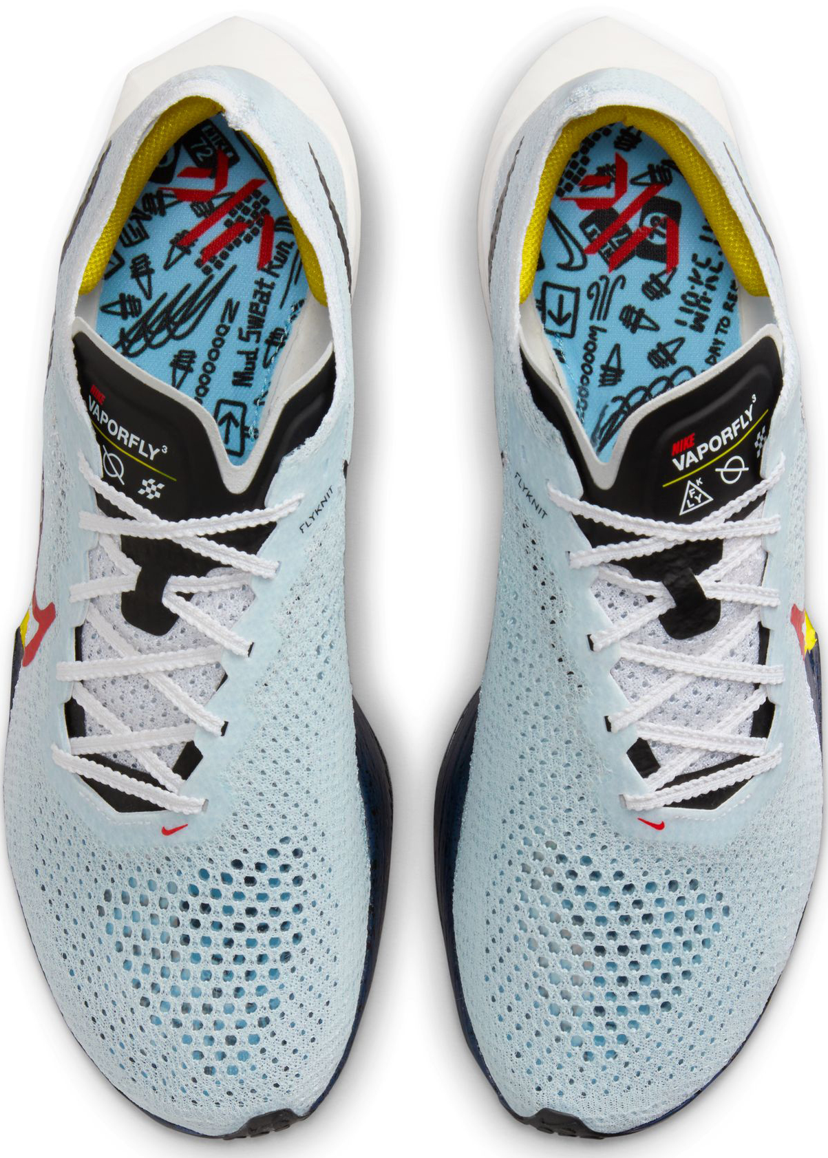 Vaporfly 3 Flyknit Herre 100/White/Speed Red/Pure Platinum