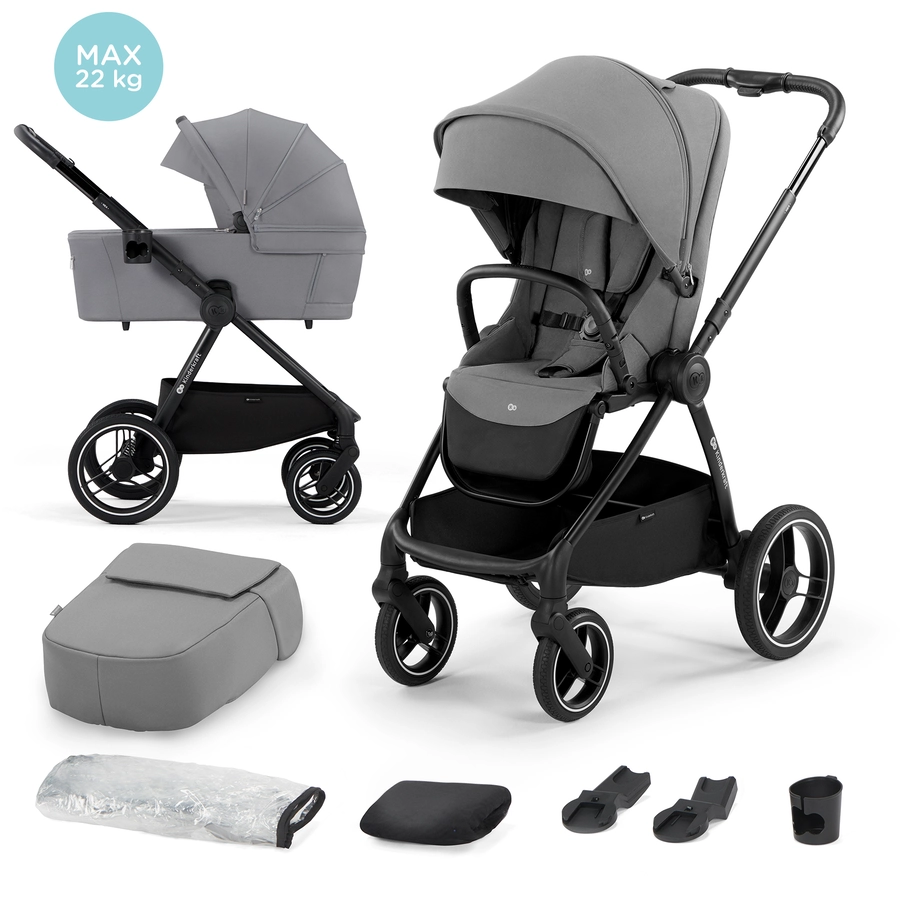 Kinderkraft Kombikinderwagen NEA 2in1 platinum gray