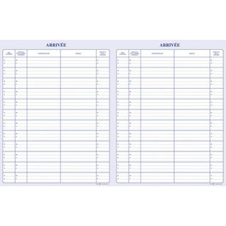 Registre Enregistrement du courrier arrivée - Elve SP420 -  Bordeaux - 150 pages