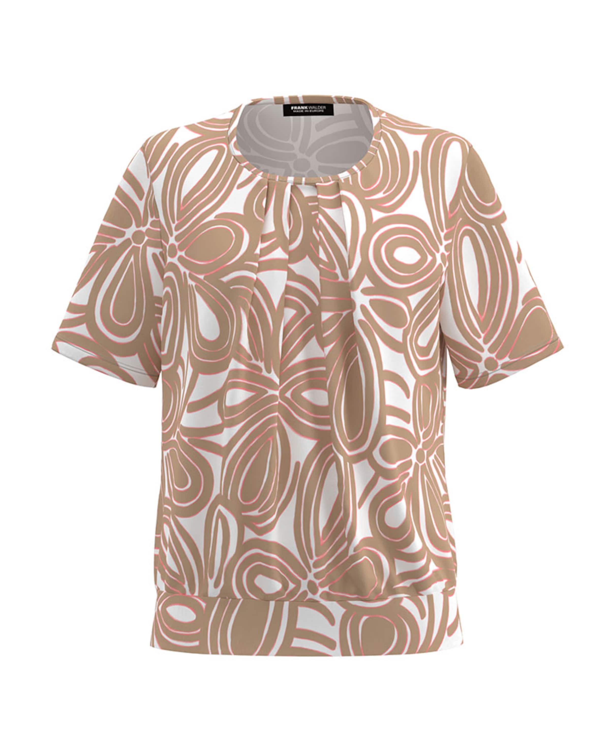 Frank Walder Dames T-shirt beige