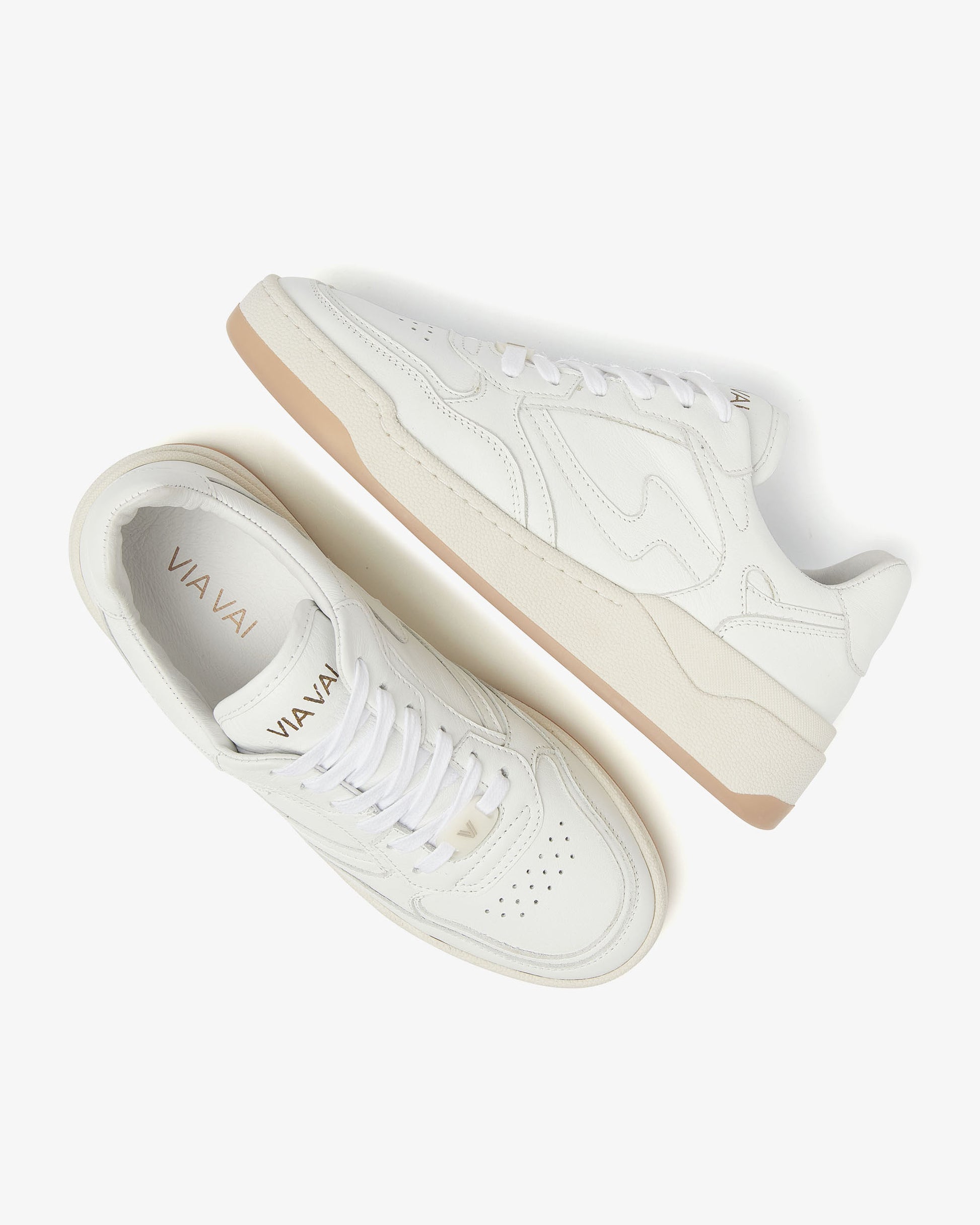 VIA VAI witte dames sneakers Sam Levi