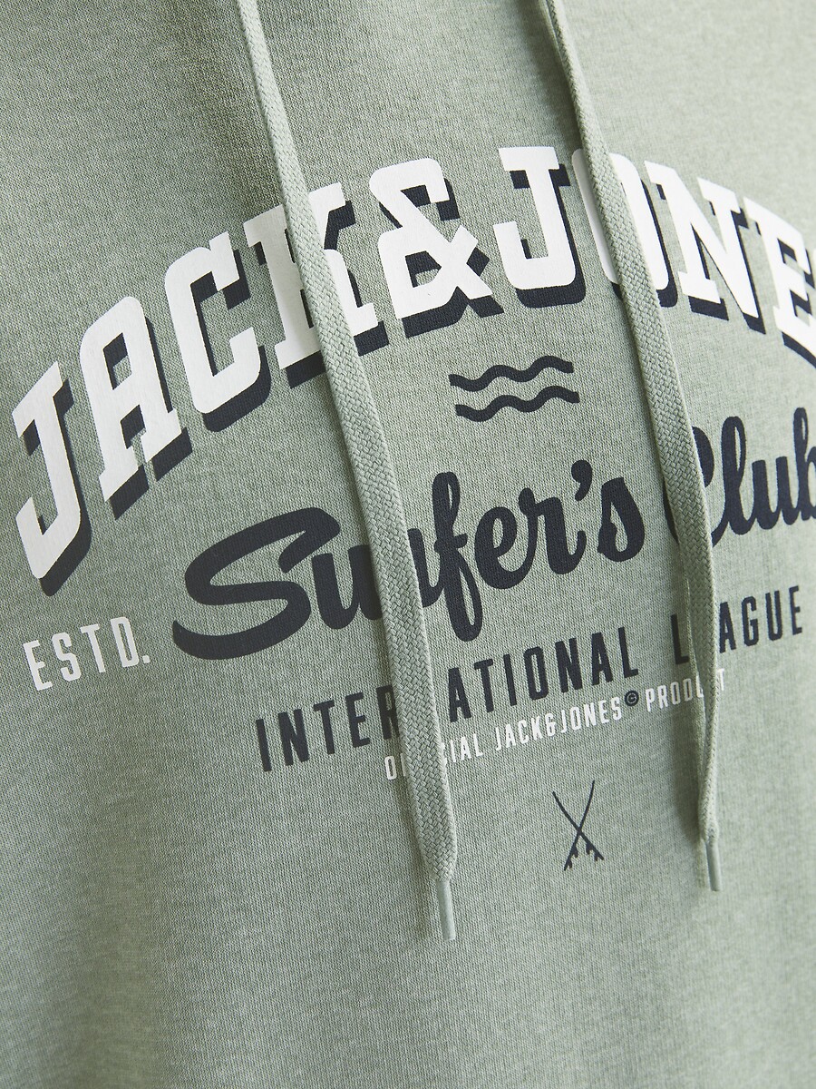 JACK & JONES<br>Moletom reto com logo