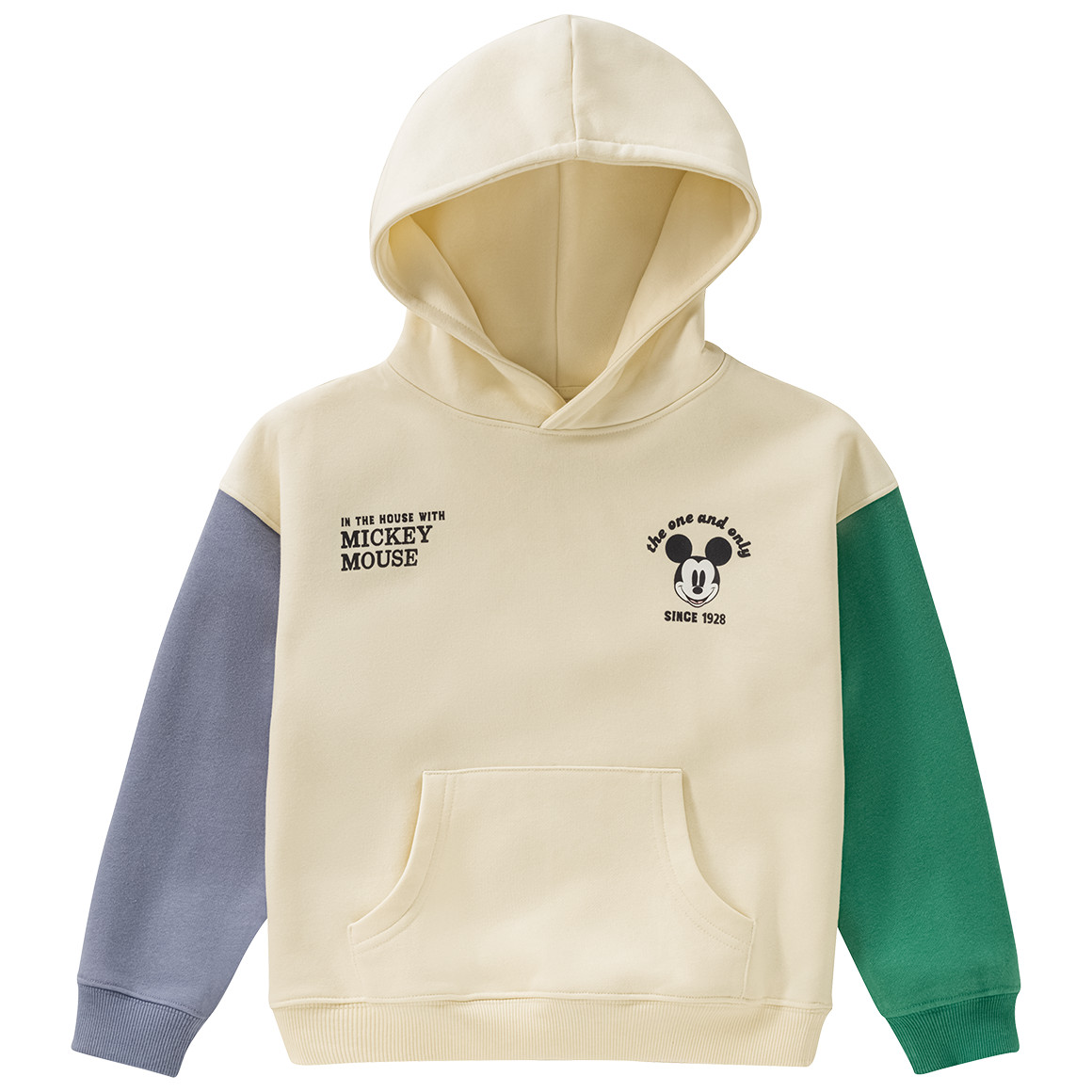 Topolino Micky Maus Hoodie mit Backprint creme