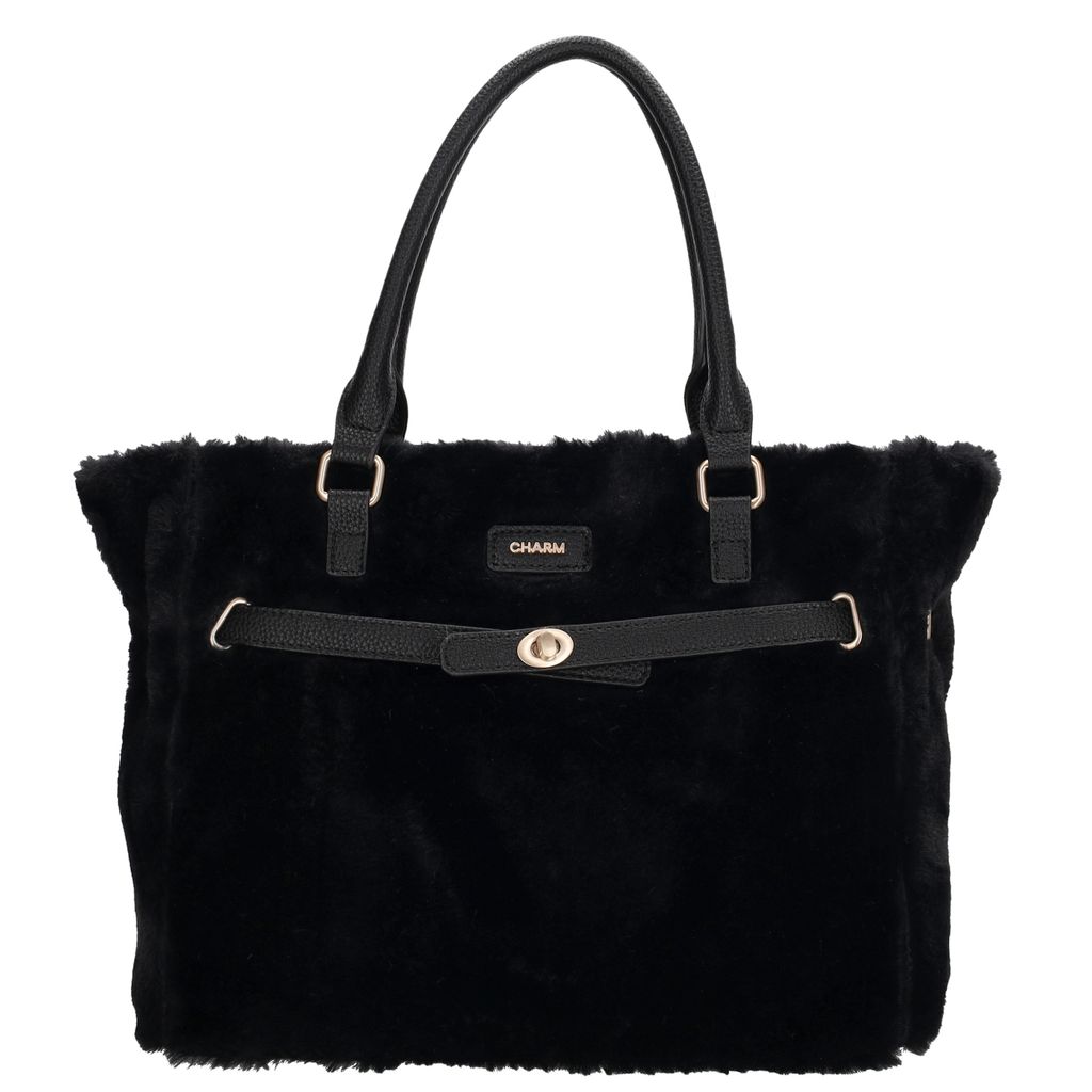 Charm London Alaska Shopper/ Handtas Zwart