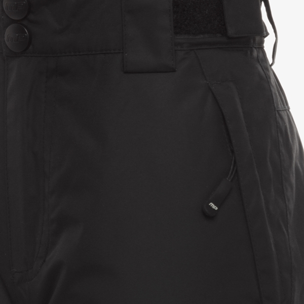Mountain Peak kinder skibroek met bretels zwart