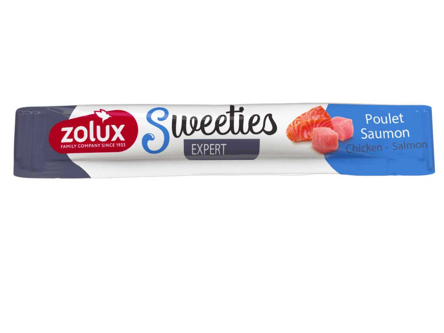SNACK LÍQUIDO PARA CÃO ZOLUX SWEETIES SALMÃO 14G