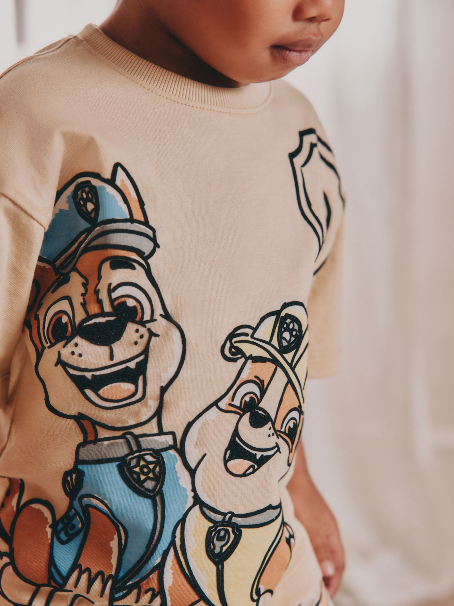 Rood/blauw - Verpakking van 3 Paw Patrol korte pyjama's (9mnd-8jr)