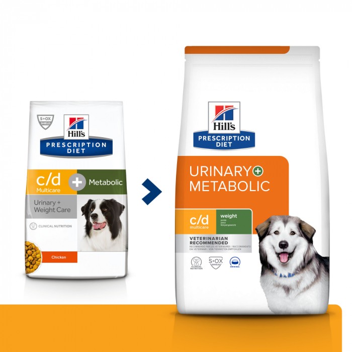 HILL'S Prescription Diet c/d Urinary Multicare + Metabolic - Croquettes pour chien