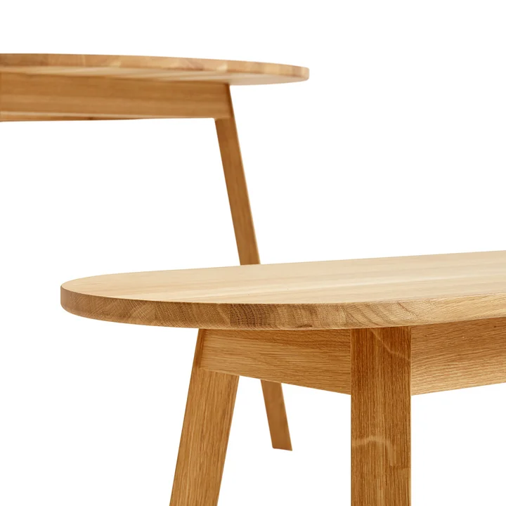 HAY - Triangle Leg Bank L 150 cm, Eiche geölt