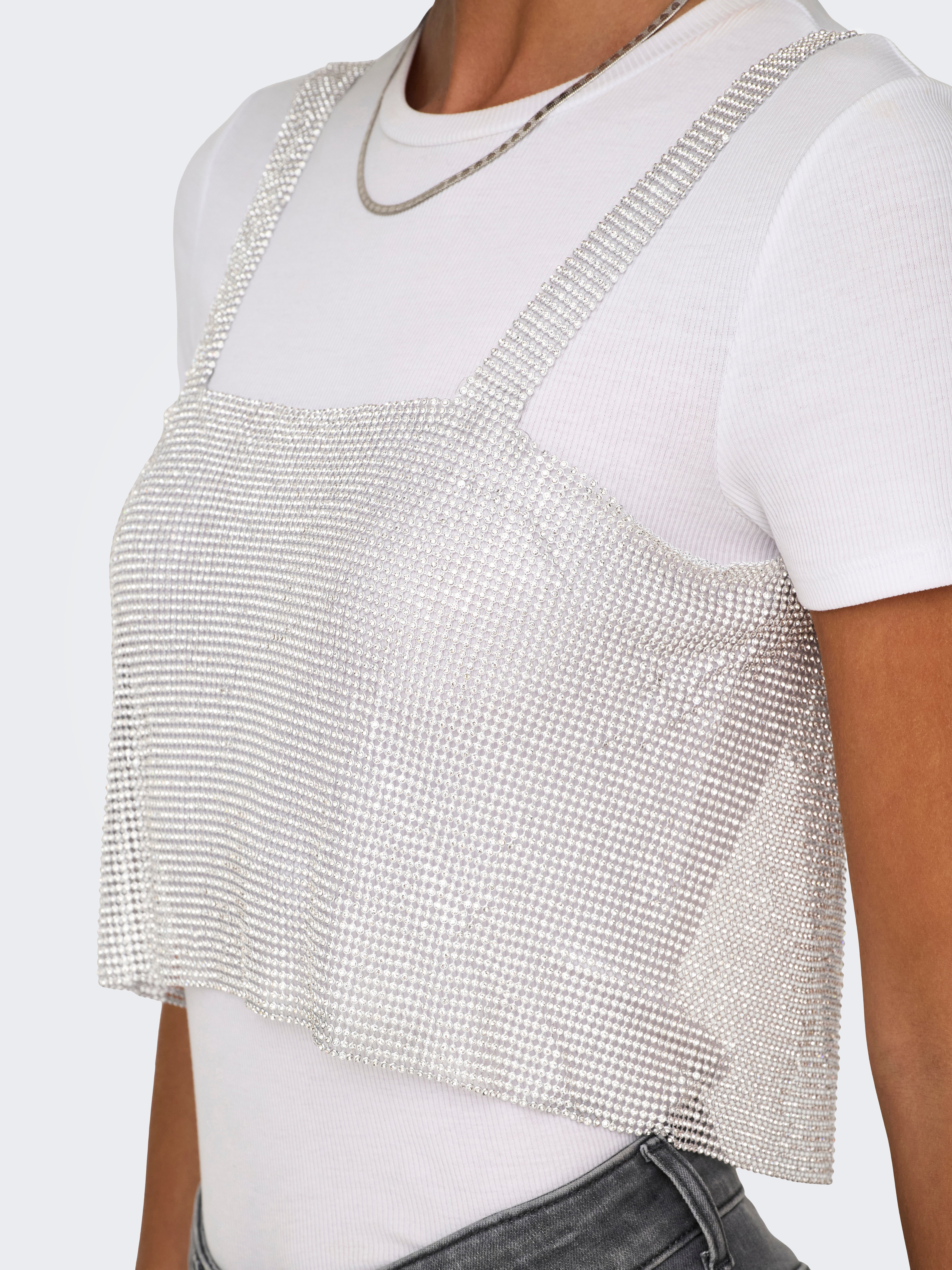 ONLFALY Top Silver