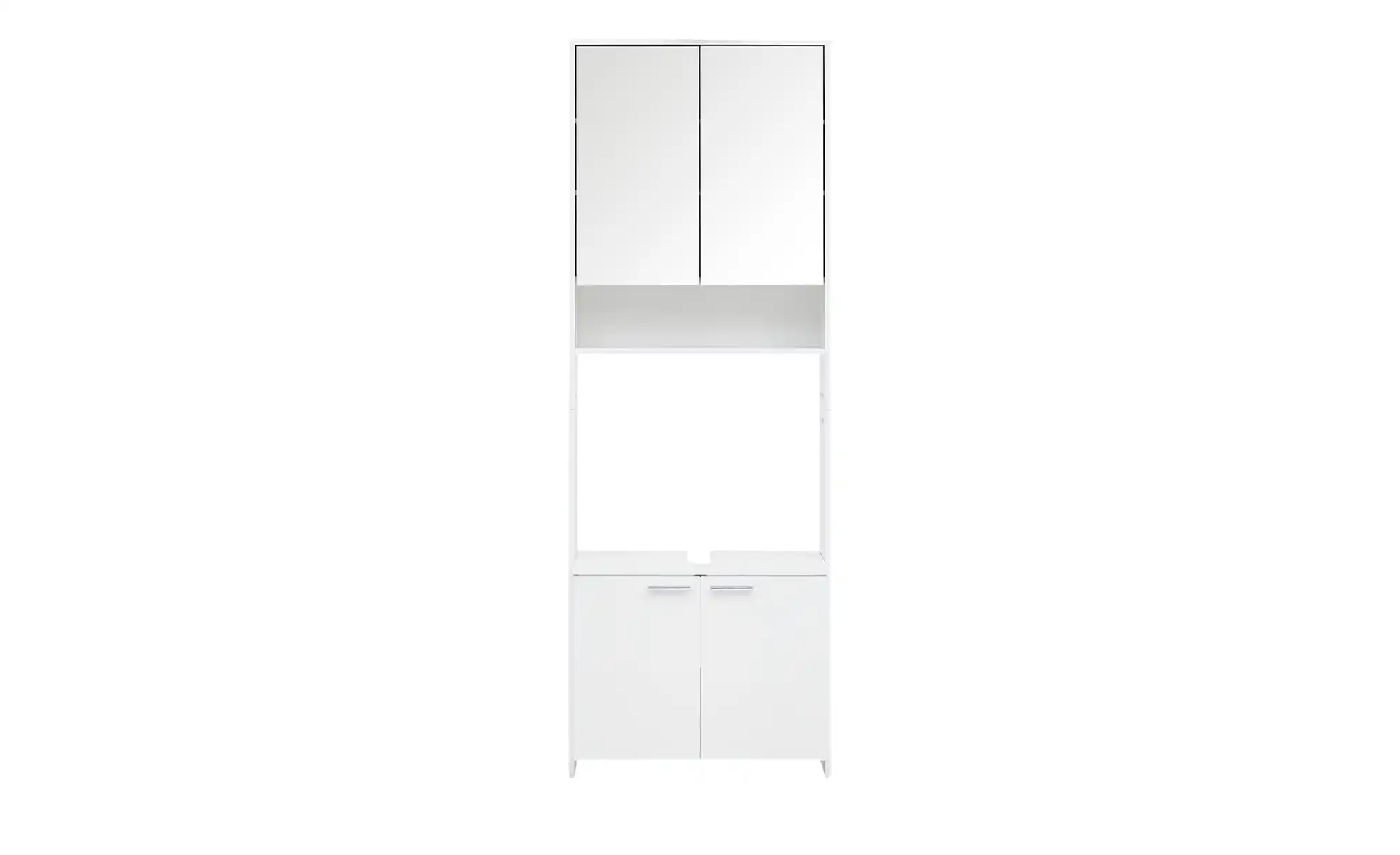 Waschbeckenumbau mit Spiegelschrank Luis