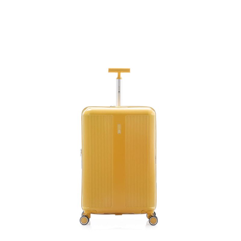 Valise cabine rigide 9925 Extensible 55 cm Moutarde