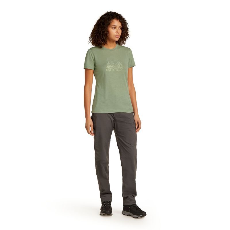 Merino 150 Tech Lite SS Tee Van Camp - T-shirt en laine mérinos femme