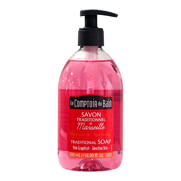 Savon de Marseille liquide 500ml pamplemousse rose