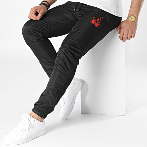 Pantalon Jogging Diamant Gorille Noir Rouge