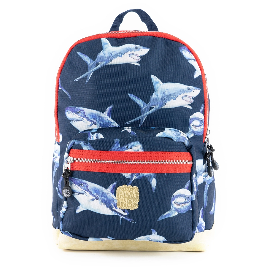 Pick & Pack Rucksack Shark Backpack M dunkelblau